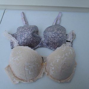 Lot of  2, 38C Tahari Bra Style TW2003R-102 Vanity Fair Bra Style 75345